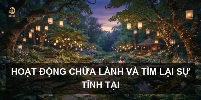 Hoạt động chữa lành và tìm lại sự tĩnh tại
