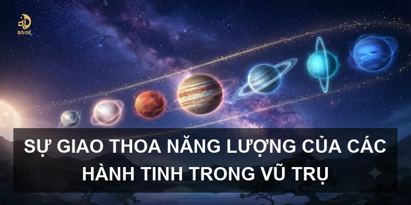 Sự giao thoa năng lượng của các hành tinh trong vũ trụ
