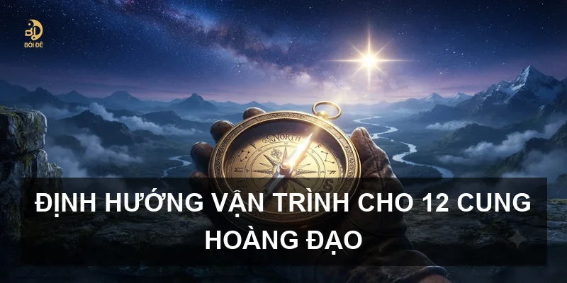 Định hướng vận trình cho 12 cung hoàng đạo