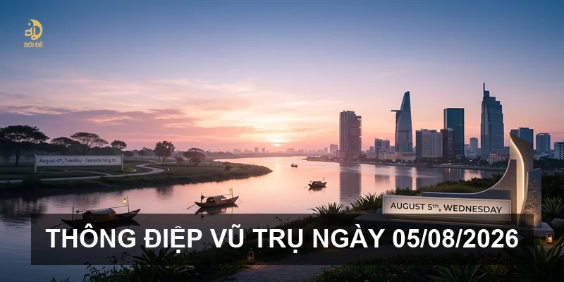 Thông điệp vũ trụ ngày 05/08/2026