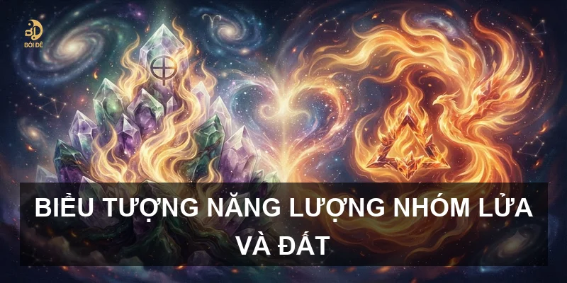 Biểu tượng năng lượng nhóm Lửa và Đất