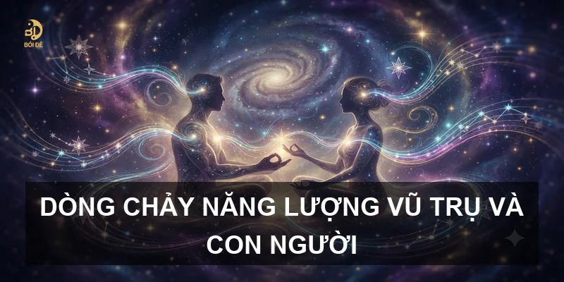 Dòng chảy năng lượng vũ trụ và con người
