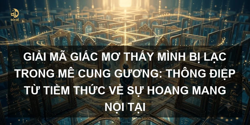 Giải mã giấc mơ thấy mình bị lạc trong mê cung gương: Thông điệp từ tiềm thức về sự hoang mang nội tại