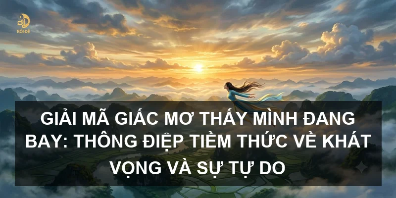 Giải mã giấc mơ thấy mình đang bay: Thông điệp tiềm thức về khát vọng và sự tự do