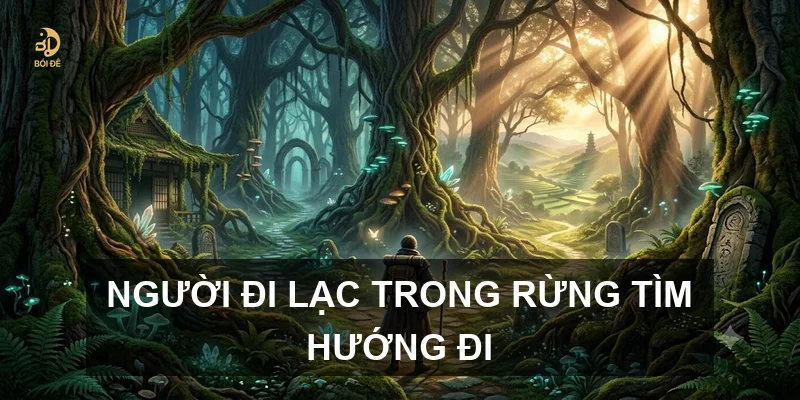 Người đi lạc trong rừng tìm hướng đi