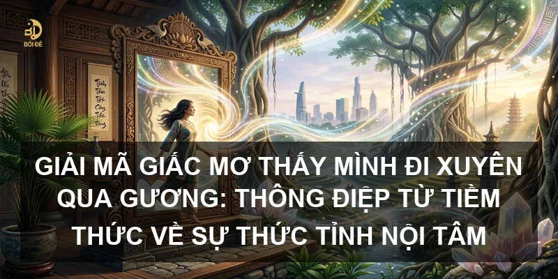 Giải mã giấc mơ thấy mình đi xuyên qua gương: Thông điệp từ tiềm thức về sự thức tỉnh nội tâm
