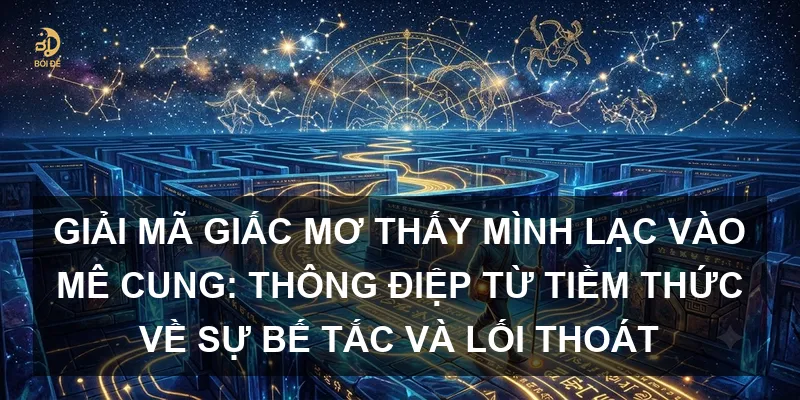 Giải mã giấc mơ thấy mình lạc vào mê cung: Thông điệp từ tiềm thức về sự bế tắc và lối thoát