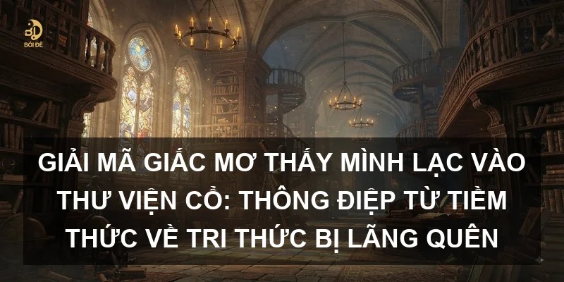 Giải mã giấc mơ thấy mình lạc vào thư viện cổ: Thông điệp từ tiềm thức về tri thức bị lãng quên