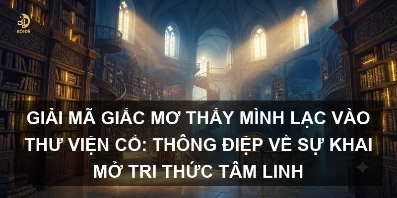 Giải mã giấc mơ thấy mình lạc vào thư viện cổ: Thông điệp về sự khai mở tri thức tâm linh