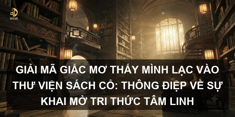 Giải mã giấc mơ thấy mình lạc vào thư viện sách cổ: Thông điệp về sự khai mở tri thức tâm linh