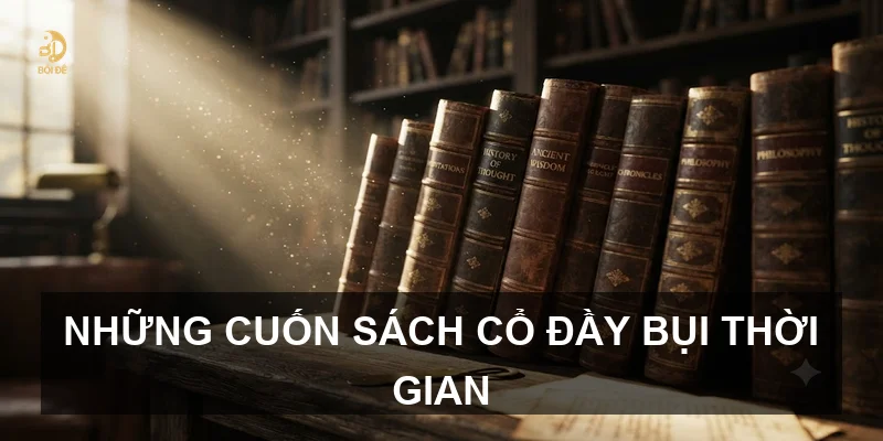 Những cuốn sách cổ đầy bụi thời gian
