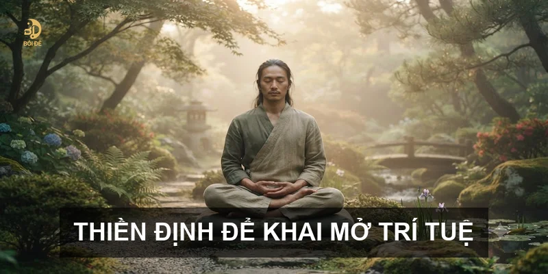 Thiền định để khai mở trí tuệ