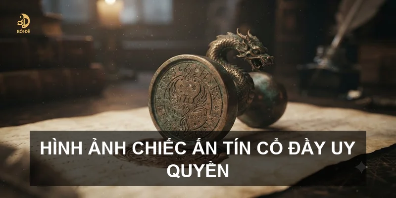 Hình ảnh chiếc ấn tín cổ đầy uy quyền