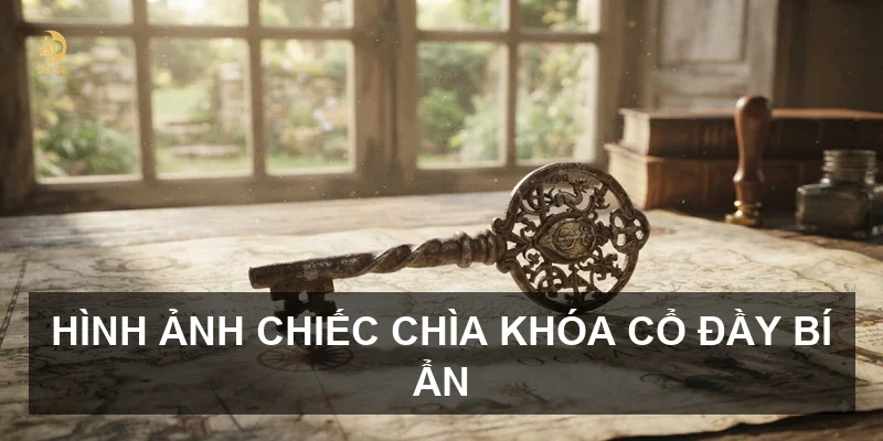 Hình ảnh chiếc chìa khóa cổ đầy bí ẩn