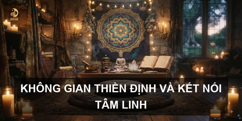 Không gian thiền định và kết nối tâm linh
