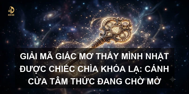Giải mã giấc mơ thấy mình nhặt được chiếc chìa khóa lạ: Cánh cửa tâm thức đang chờ mở