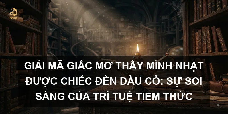 Giải mã giấc mơ thấy mình nhặt được chiếc đèn dầu cổ: Sự soi sáng của trí tuệ tiềm thức