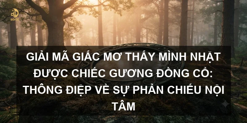 Giải mã giấc mơ thấy mình nhặt được chiếc gương đồng cổ: Thông điệp về sự phản chiếu nội tâm