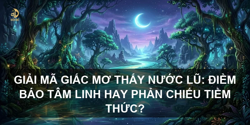 Giải mã giấc mơ thấy nước lũ: Điềm báo tâm linh hay phản chiếu tiềm thức?