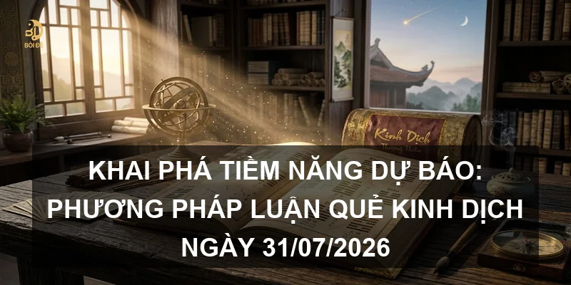 Khai phá tiềm năng dự báo: Phương pháp luận quẻ Kinh Dịch ngày 31/07/2026
