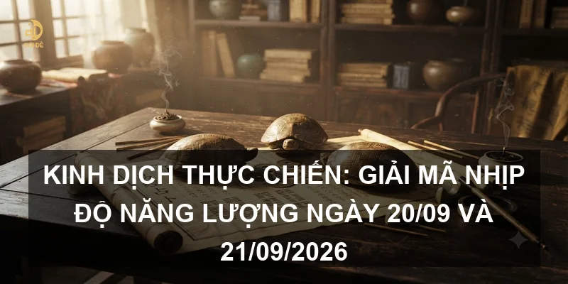 Kinh Dịch thực chiến: Giải mã nhịp độ năng lượng ngày 20/09 và 21/09/2026