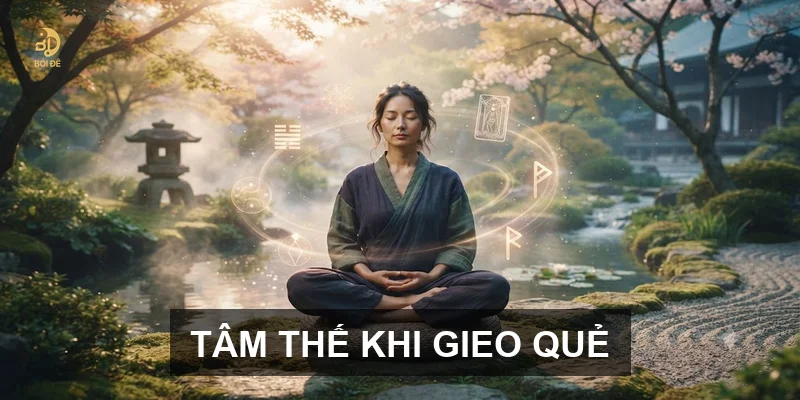 Tâm thế khi gieo quẻ