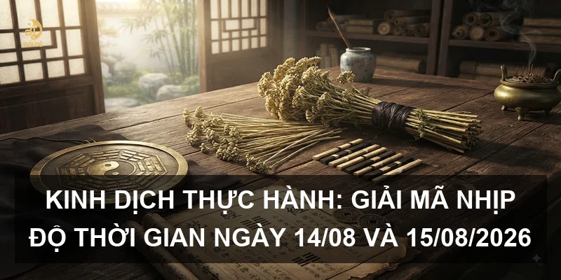 Kinh Dịch thực hành: Giải mã nhịp độ thời gian ngày 14/08 và 15/08/2026