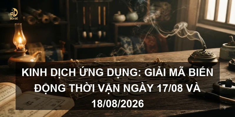 Kinh Dịch ứng dụng: Giải mã biến động thời vận ngày 17/08 và 18/08/2026