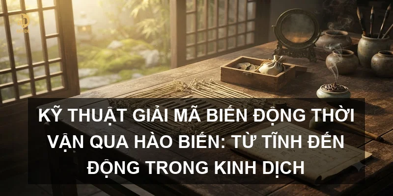 Kỹ thuật giải mã biến động thời vận qua hào biến: Từ tĩnh đến động trong Kinh Dịch