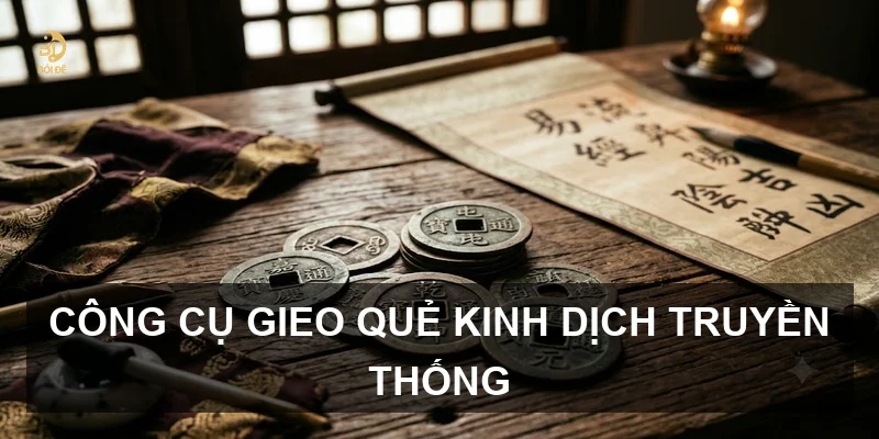 Công cụ gieo quẻ Kinh Dịch truyền thống