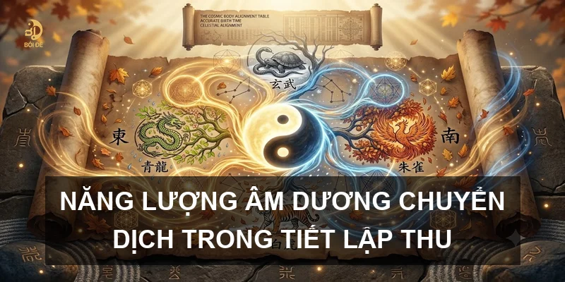 Năng lượng Âm Dương chuyển dịch trong tiết Lập Thu