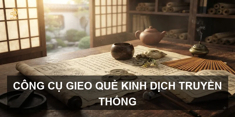 Công cụ gieo quẻ Kinh Dịch truyền thống