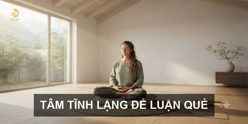 Tâm tĩnh lặng để luận quẻ