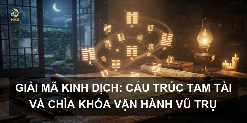 Giải mã Kinh Dịch: Cấu trúc tam tài và chìa khóa vận hành vũ trụ