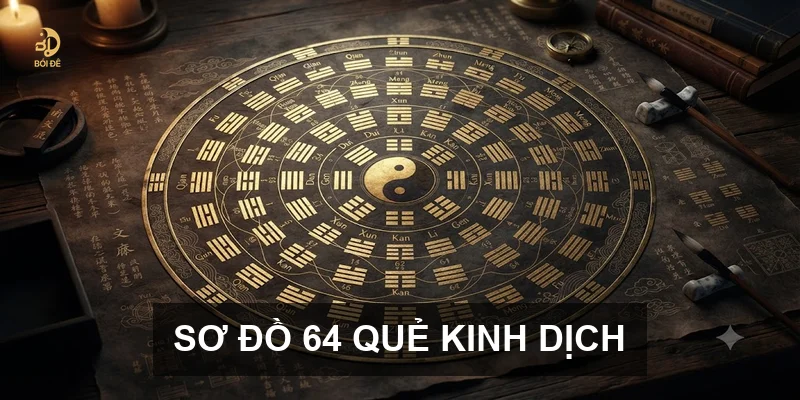 Sơ đồ 64 quẻ Kinh Dịch