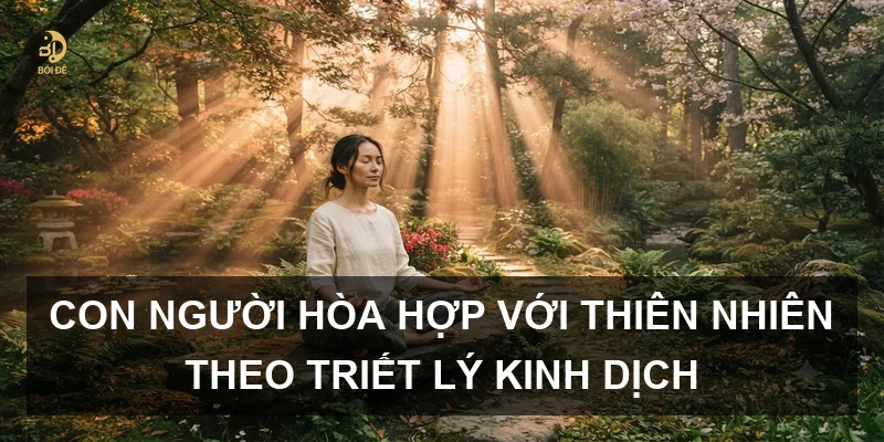 Con người hòa hợp với thiên nhiên theo triết lý Kinh Dịch