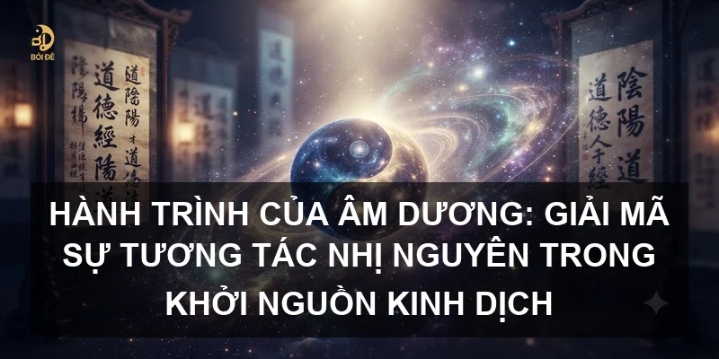 Hành trình của Âm Dương: Giải mã sự tương tác nhị nguyên trong khởi nguồn Kinh Dịch