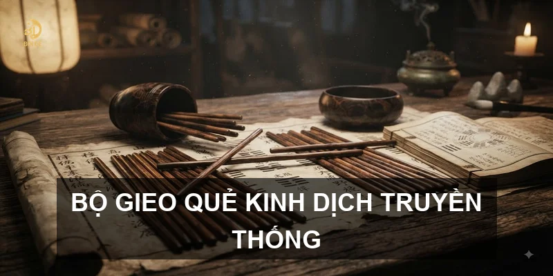 Bộ gieo quẻ Kinh Dịch truyền thống