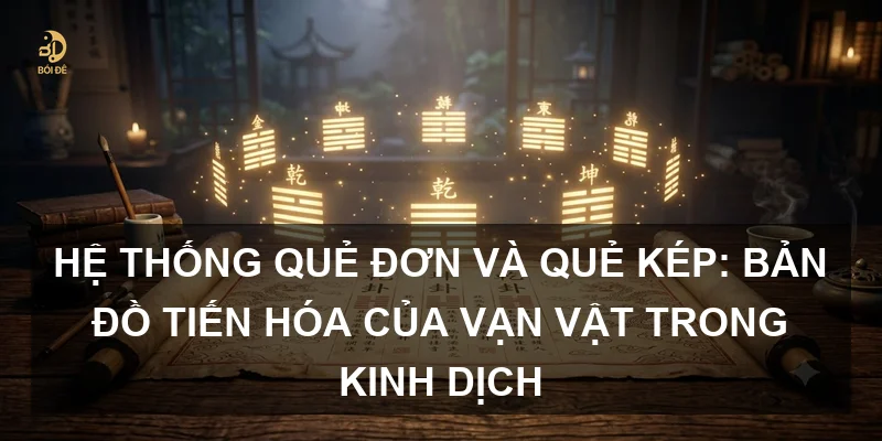 Hệ thống quẻ đơn và quẻ kép: Bản đồ tiến hóa của vạn vật trong Kinh Dịch