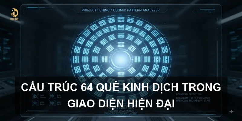 Cấu trúc 64 quẻ Kinh Dịch trong giao diện hiện đại