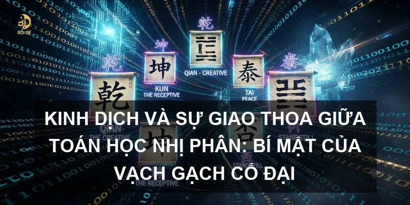 Kinh Dịch và sự giao thoa giữa toán học nhị phân: Bí mật của vạch gạch cổ đại