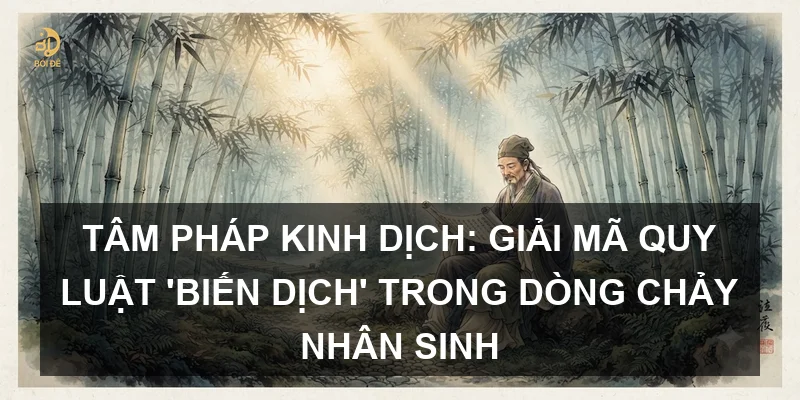 Tâm pháp Kinh Dịch: Giải mã quy luật 'Biến dịch' trong dòng chảy nhân sinh