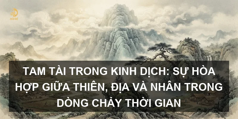 Tam Tài trong Kinh Dịch: Sự hòa hợp giữa Thiên, Địa và Nhân trong dòng chảy thời gian