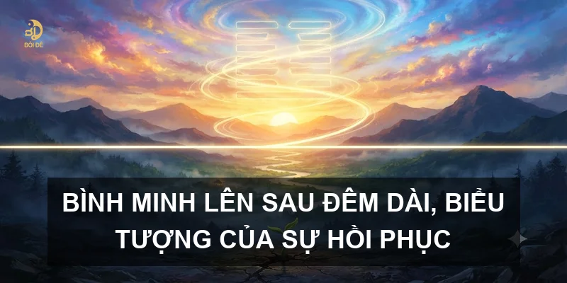 Bình minh lên sau đêm dài, biểu tượng của sự hồi phục