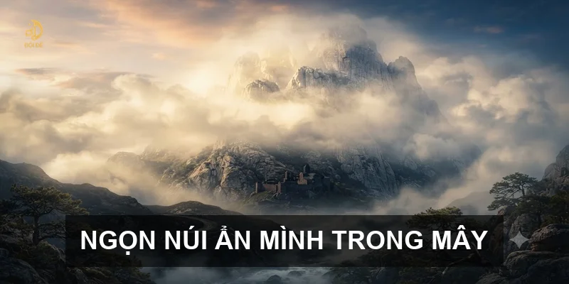 Ngọn núi ẩn mình trong mây