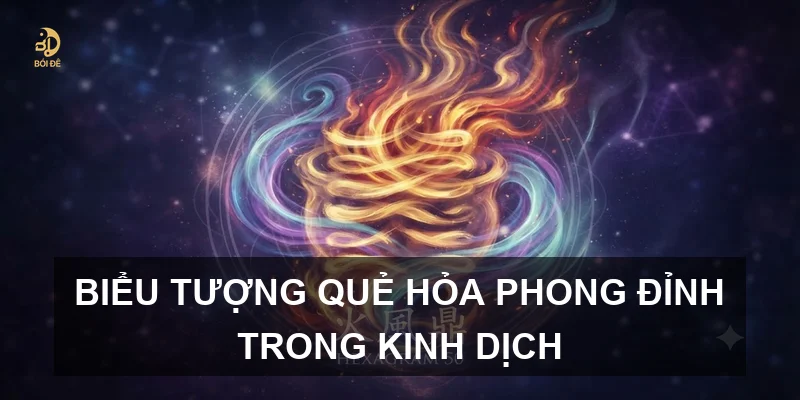 Biểu tượng quẻ Hỏa Phong Đỉnh trong Kinh Dịch