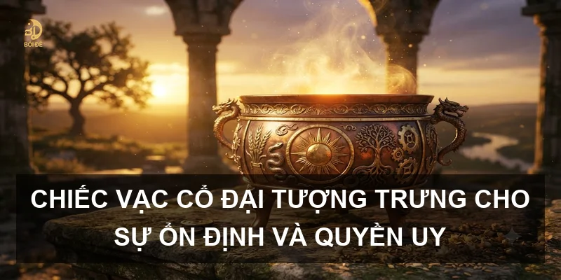 Chiếc vạc cổ đại tượng trưng cho sự ổn định và quyền uy