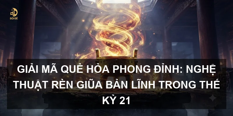 Giải mã Quẻ Hỏa Phong Đỉnh: Nghệ thuật rèn giũa bản lĩnh trong thế kỷ 21