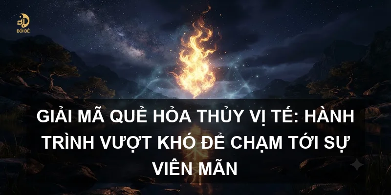 Giải mã Quẻ Hỏa Thủy Vị Tế: Hành trình vượt khó để chạm tới sự viên mãn