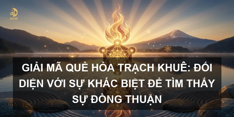 Giải mã Quẻ Hỏa Trạch Khuê: Đối diện với sự khác biệt để tìm thấy sự đồng thuận